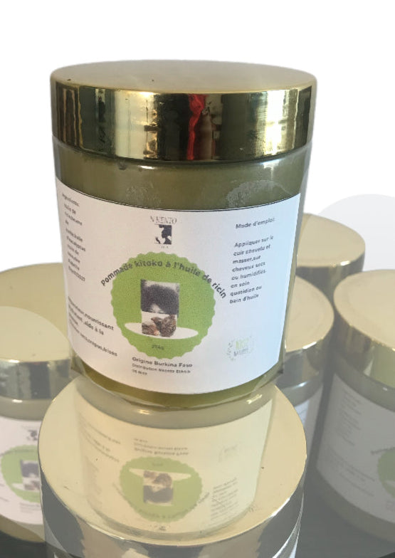 Pommade KITOKO à l’huile de ricin - Premium soins capillaire from Nkento Ethnik - Just €8.99! Shop now at Nkento Ethnik
