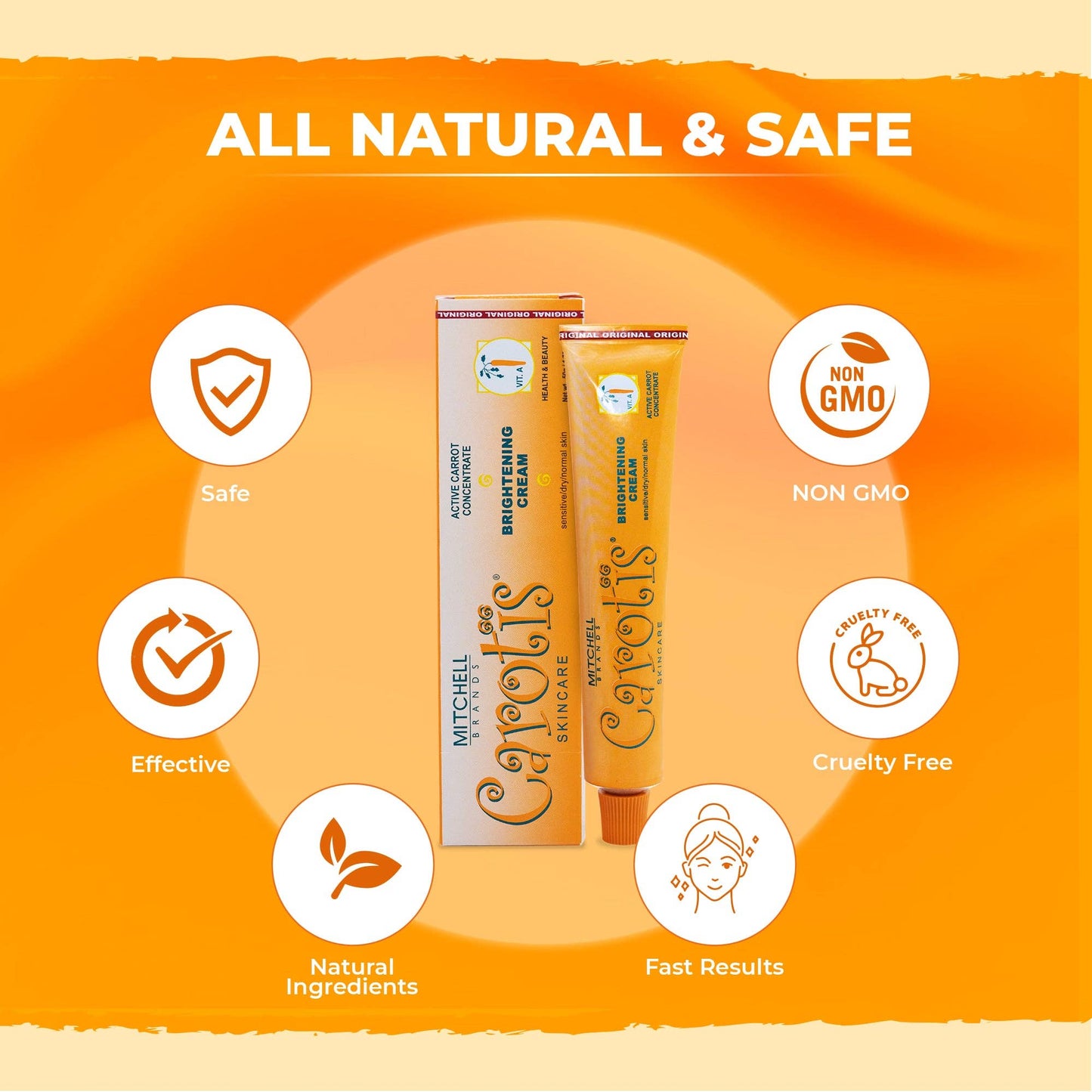 Crème éclaircissante Carotis - 50 g/1,7 fl oz - Premium soins eclaircissant from Mitchell Brands - Just €8.49! Shop now at Nkento Ethnik