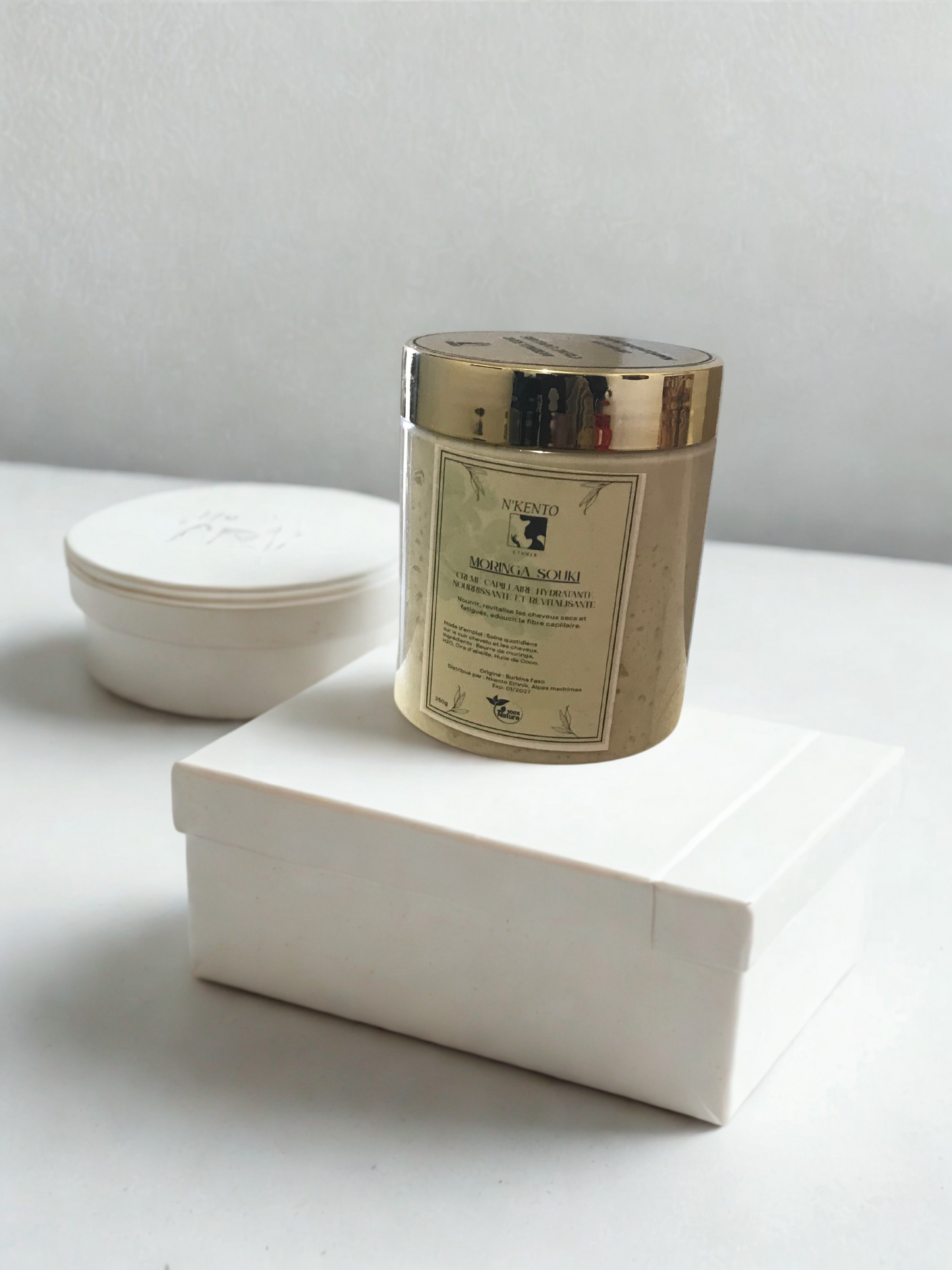 Crème capillaire Moringa Souki - Premium soins capillaire from Nkento Ethnik - Just €12! Shop now at Nkento Ethnik