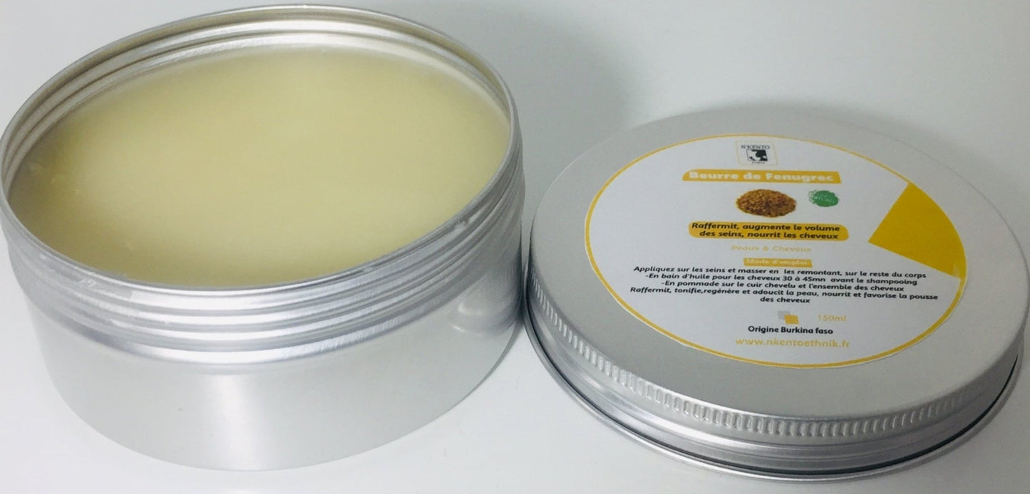 Beurre de fenugrec 100% naturel - Premium soins du corps from Nkento Ethnik - Just €8.50! Shop now at Nkento Ethnik