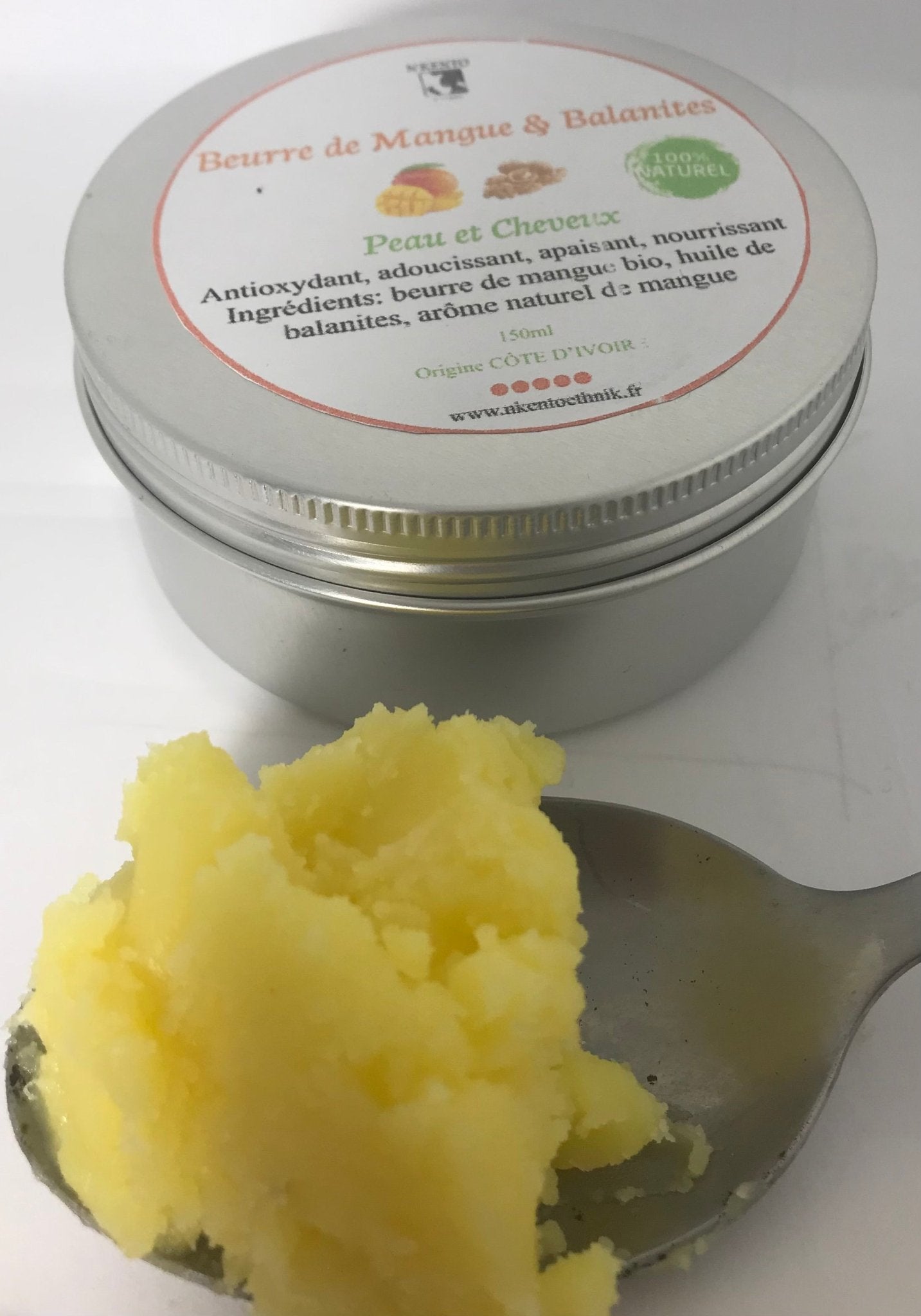 Beurre de mangue & balanites (Bientôt disponible) - Premium beurre vègètal from Nkento Ethnik - Just €8.50! Shop now at Nkento Ethnik