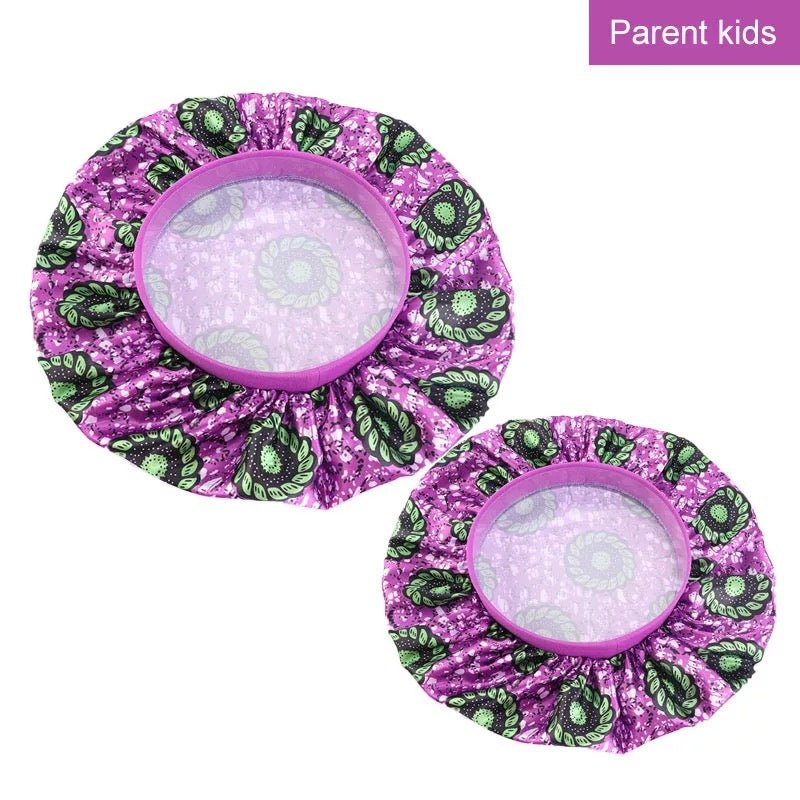 Bonnet satin imprimé africain - Premium Accessoires from Nkento Ethnik - Just €4! Shop now at Nkento Ethnik