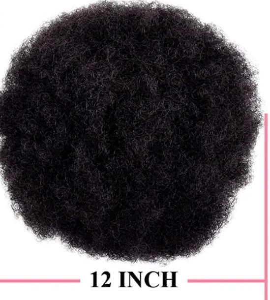 Chignon afro puff - Premium Adulte from Nkento Ethnik - Just €8! Shop now at Nkento Ethnik