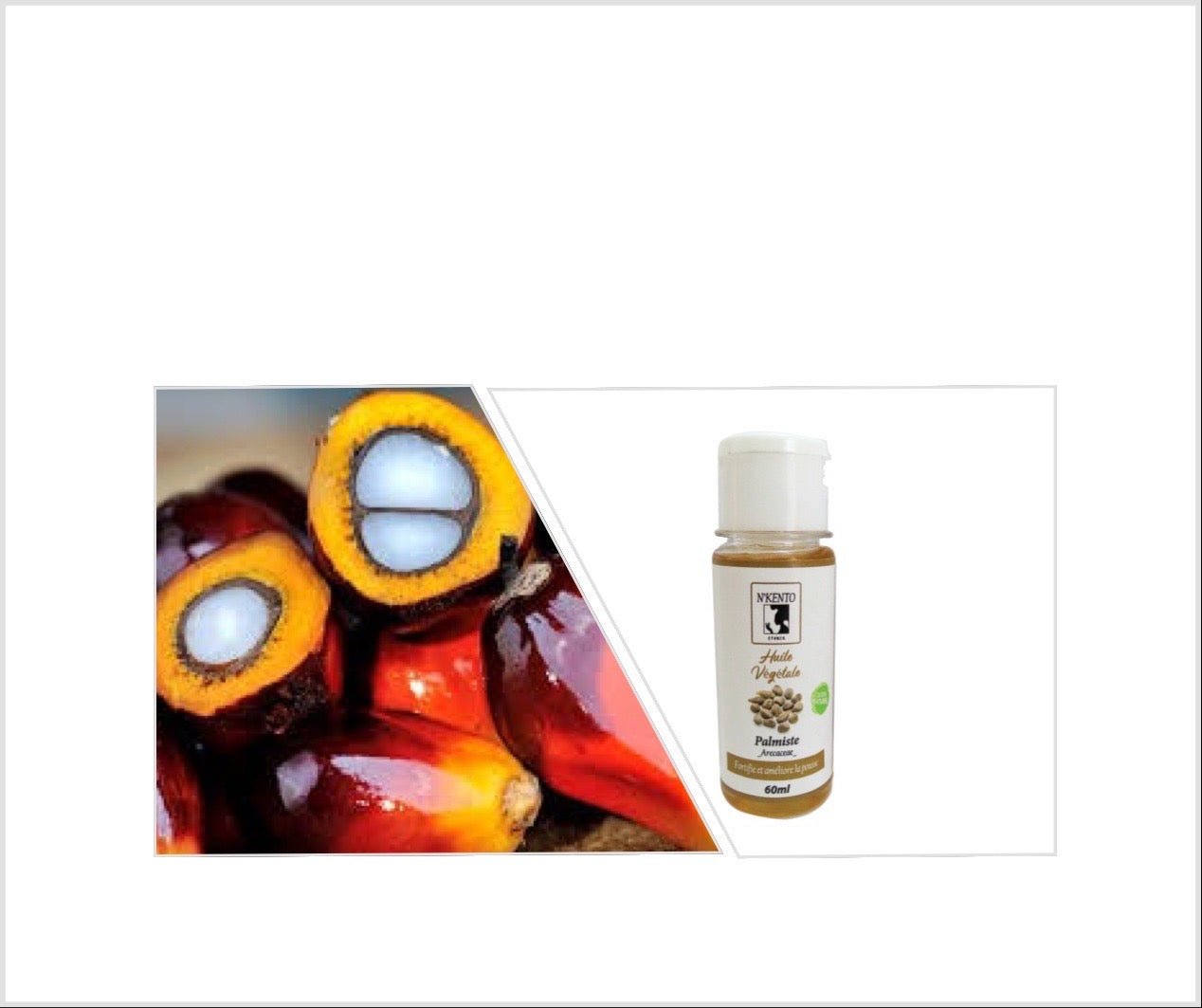 Huile de palmiste 100ml - Premium Huile vegetale from Nkento Ethnik - Just €8.50! Shop now at Nkento Ethnik