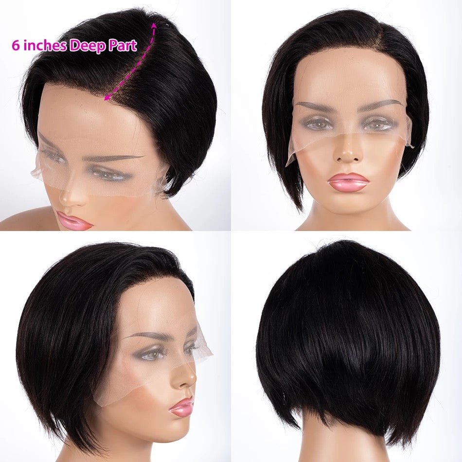 Perruque bob lace frontal - Premium cheveux humains from Nkento Ethnik - Just €20! Shop now at Nkento Ethnik
