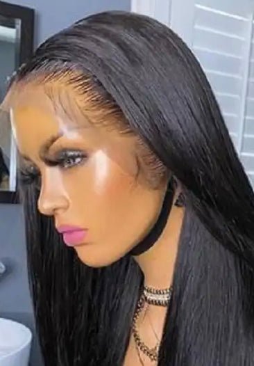 Perruque cheveux raides 16 pouces lace wig 13x4 - Premium cheveux humains from Nkento Ethnik - Just €150! Shop now at Nkento Ethnik