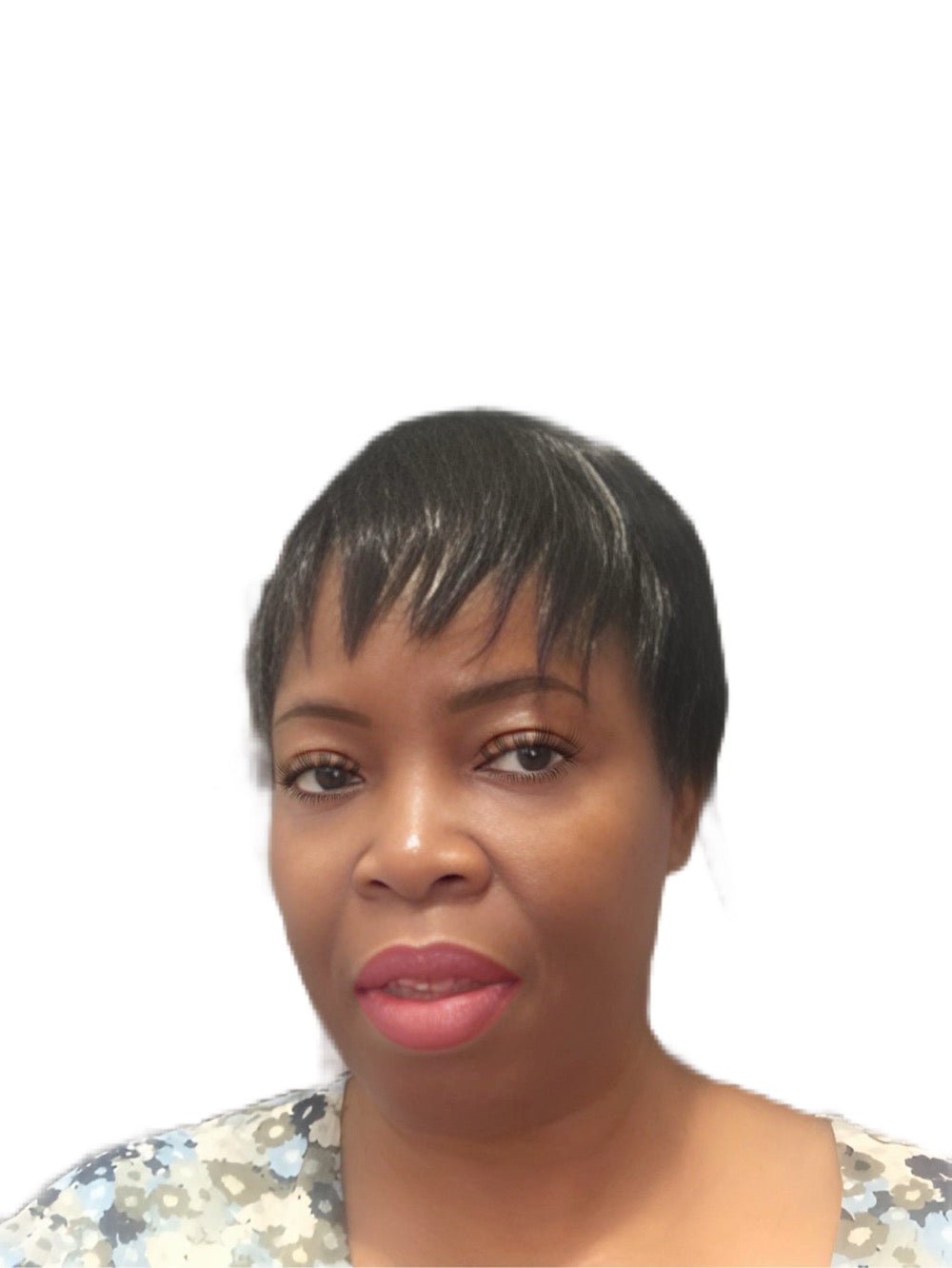 Perruque coupe courte pixie cheveux humains - Premium Adulte from Nkento Ethnik - Just €20! Shop now at Nkento Ethnik