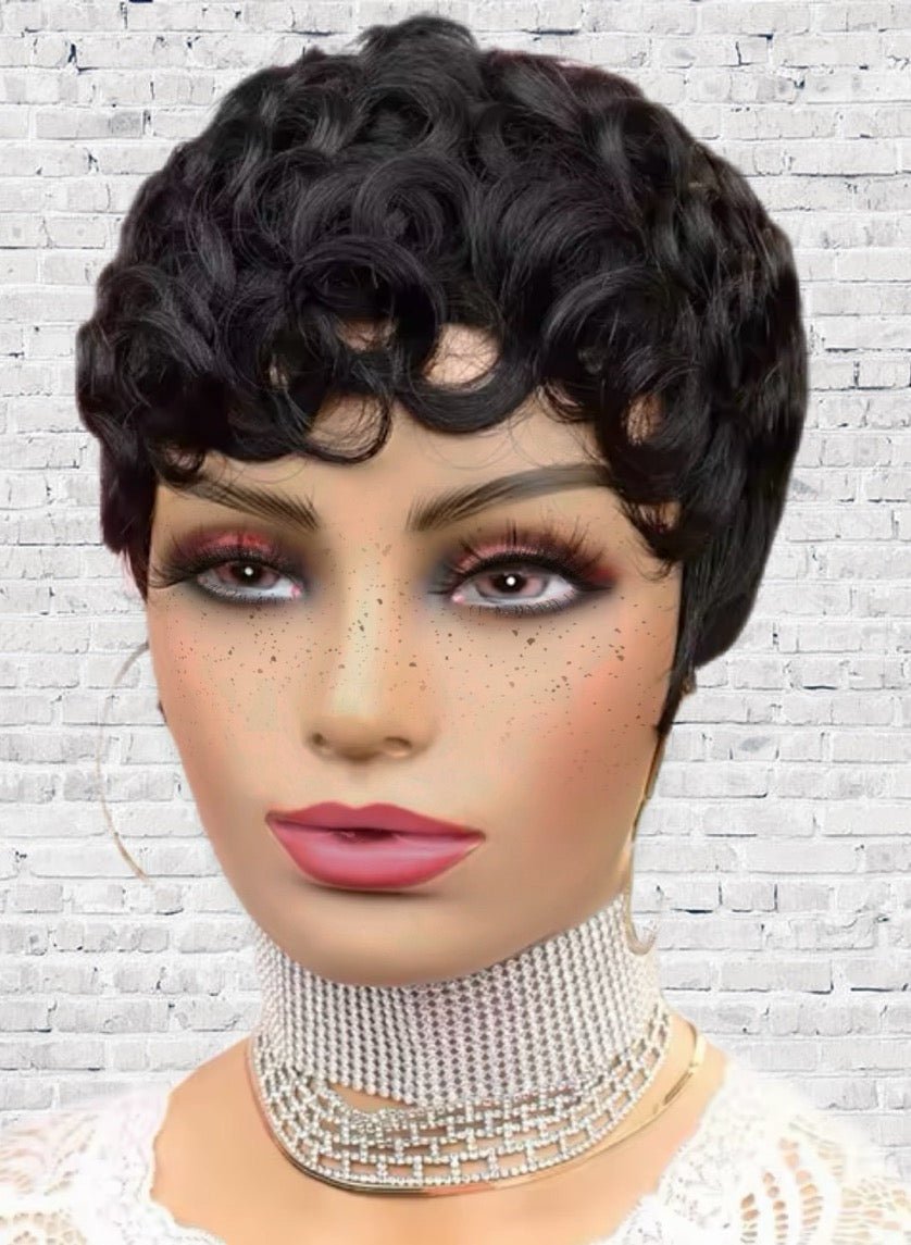 Perruque coupe pixie - Premium from Nkento Ethnik - Just €24! Shop now at Nkento Ethnik