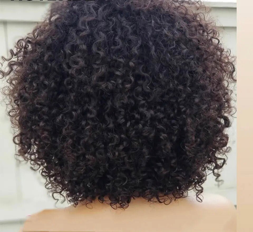 Perruque Lace Front Wig Remy Brésilienne Naturelle, Cheveux Crépus Bouclés, Afro - Premium cheveux humains from Nkento Ethnik - Just €120! Shop now at Nkento Ethnik