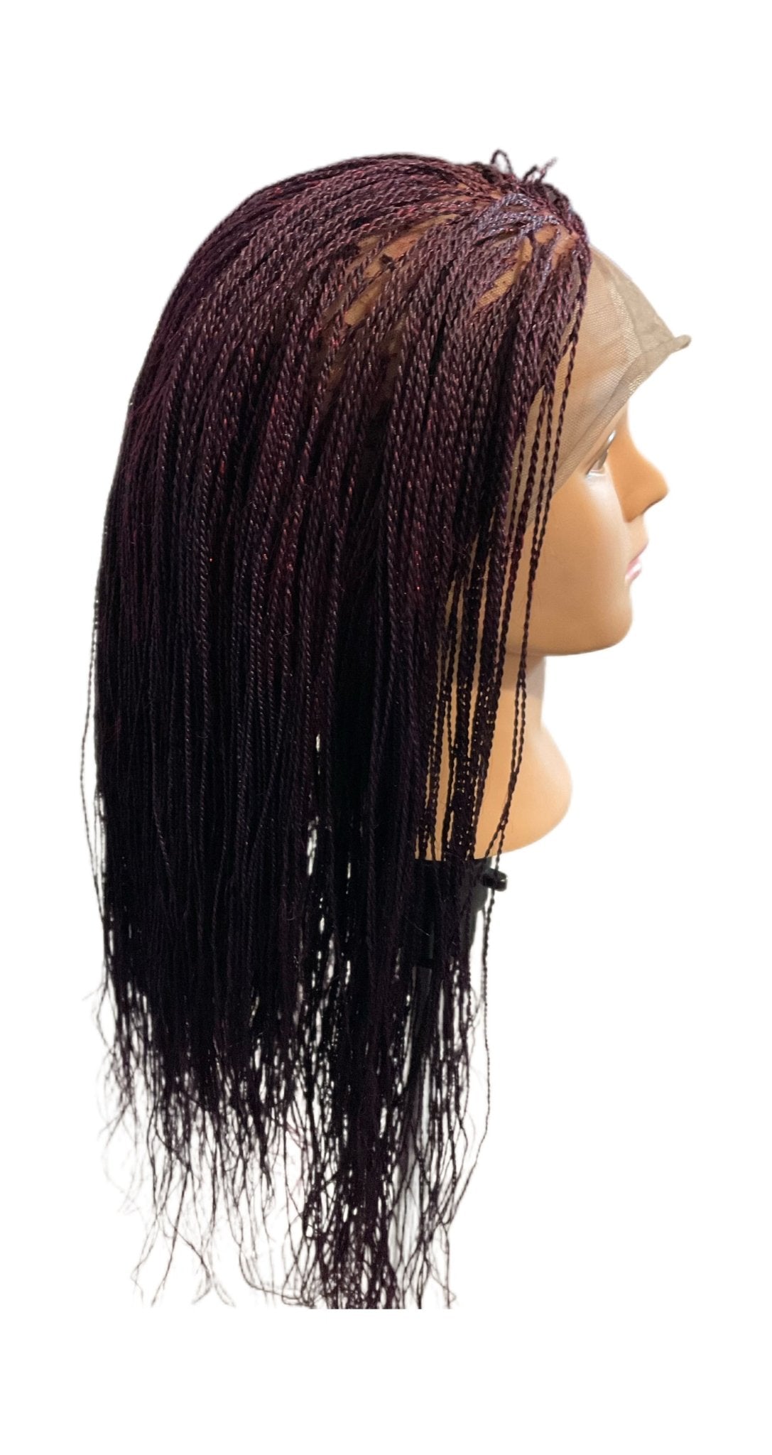 Perruque tressée twist fine full lace 360° - Premium Adulte from Nkento Ethnik - Just €150! Shop now at Nkento Ethnik