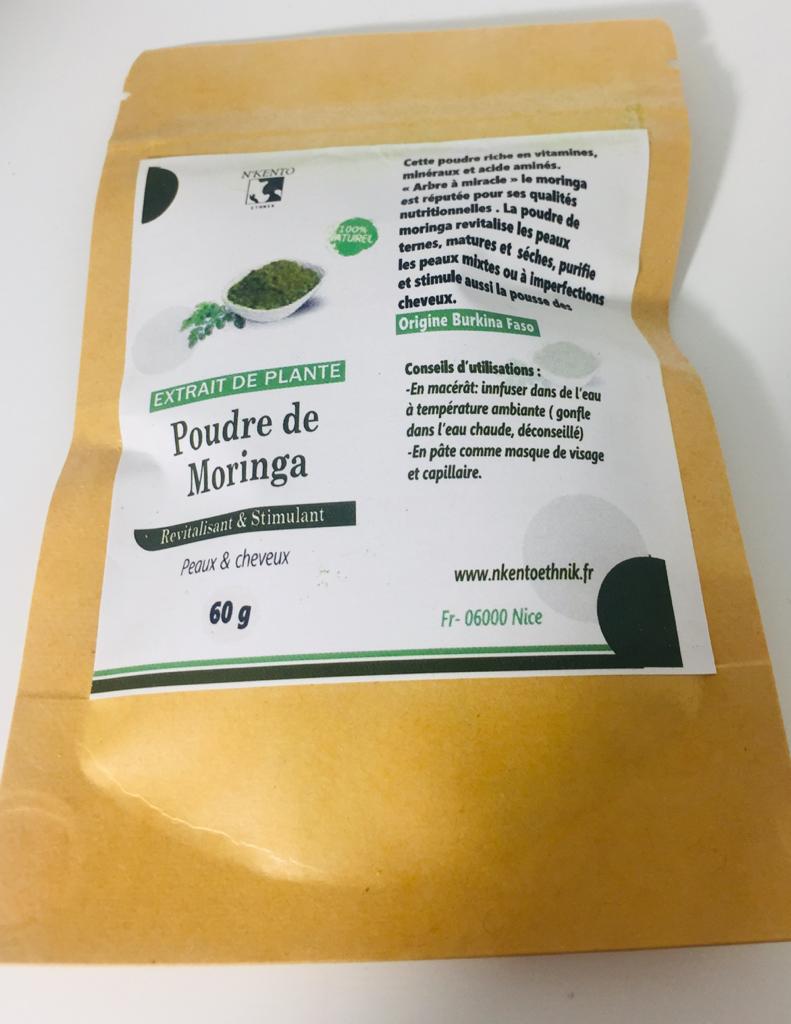 Poudre de Moringa - Premium poudres de pantes from Nkento Ethnik - Just €2.90! Shop now at Nkento Ethnik