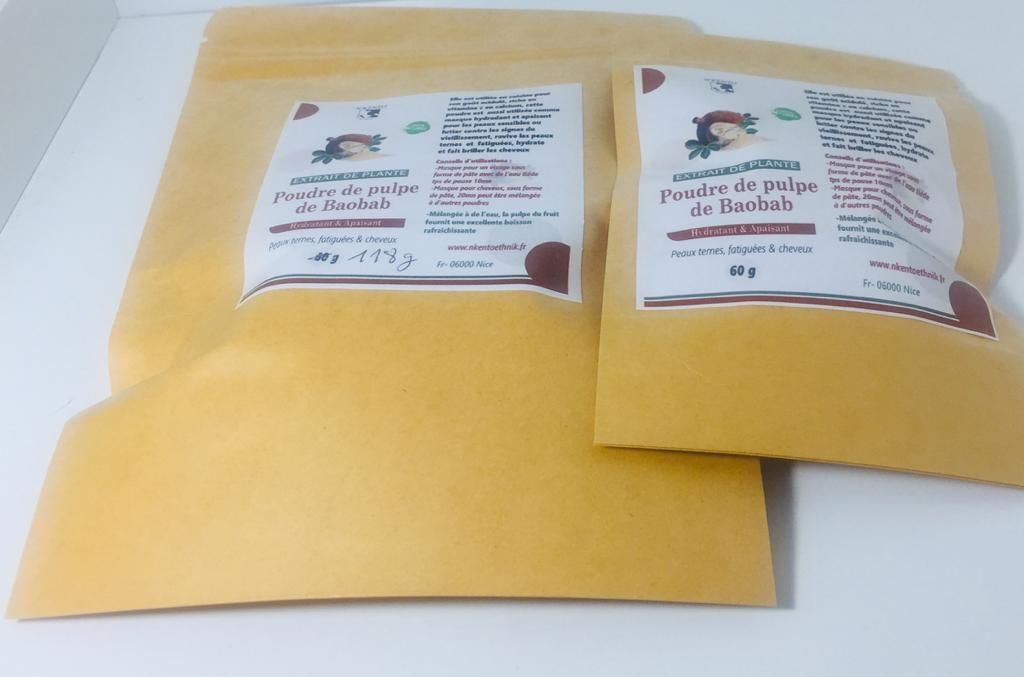 Poudre de pulpe de baobab - Premium poudres de pantes from Nkento Ethnik - Just €4.50! Shop now at Nkento Ethnik