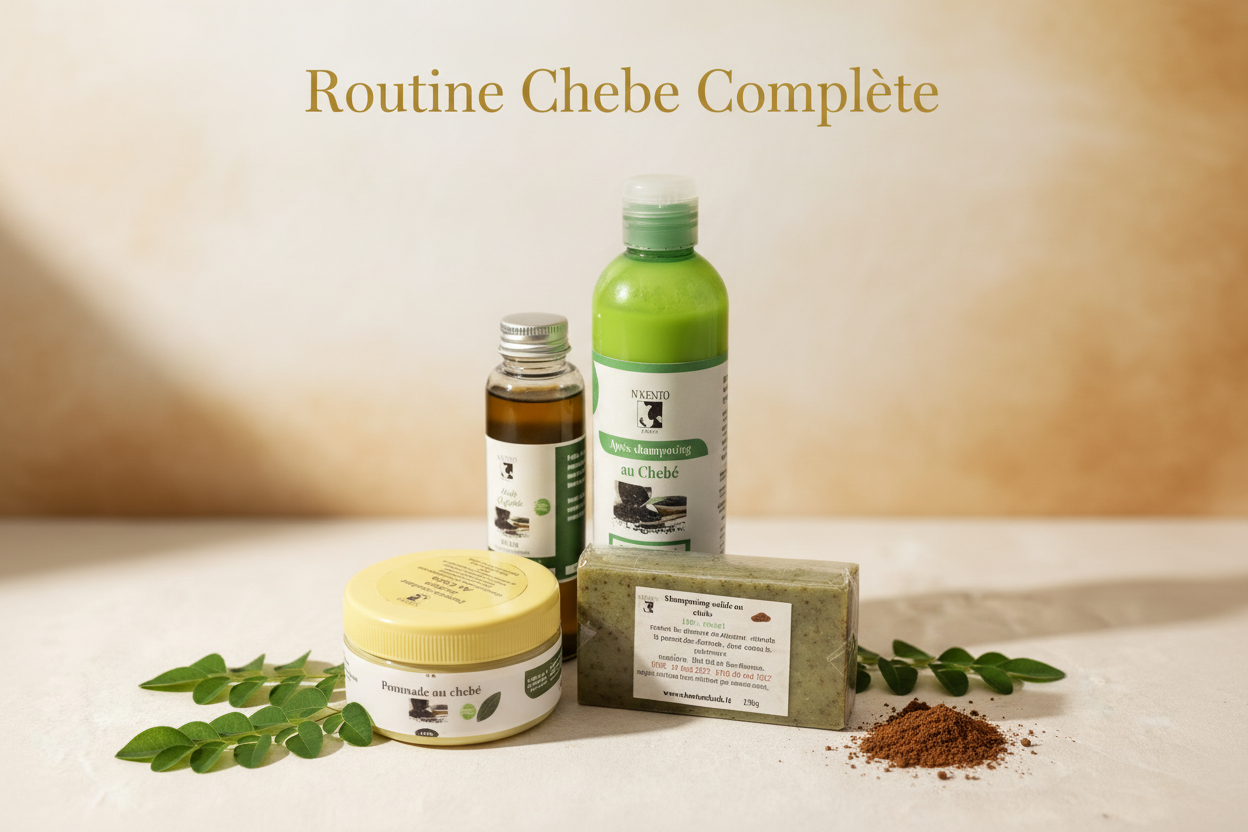 Routine complète chebe premium - Premium soins capillaire from Nkento Ethnik - Just €30! Shop now at Nkento Ethnik