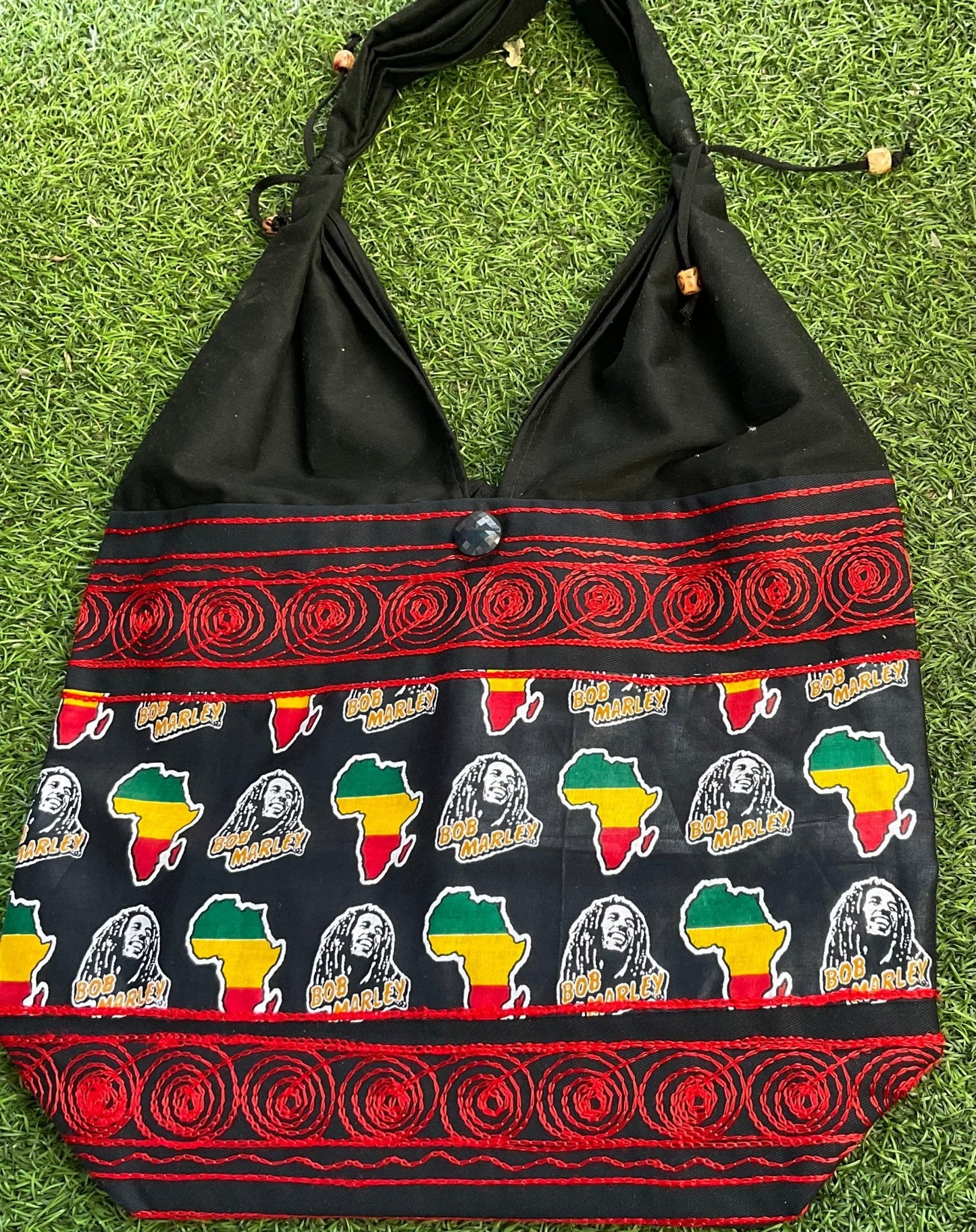 Sac en tissu imprimé africain - Premium Accessoires from Nkento Ethnik - Just €15! Shop now at Nkento Ethnik