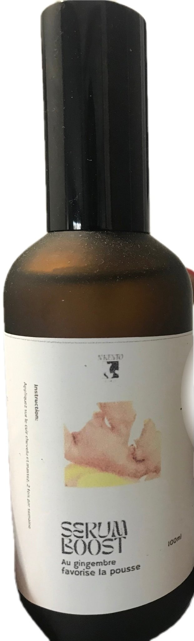 Sérum booster au gingembre stimule la pousse - Premium soins capillaire from Nkento Ethnik - Just €15! Shop now at Nkento Ethnik