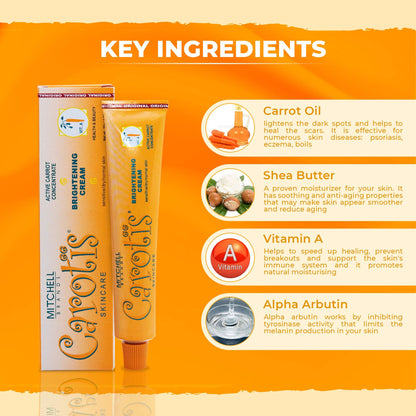 Crème éclaircissante Carotis - 50 g/1,7 fl oz - Premium soins eclaircissant from Mitchell Brands - Just €8.49! Shop now at  Nkento Ethnik 