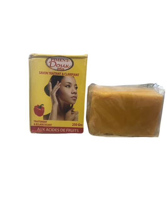 Savon  gommant éclaircissant piment doux - Premium soins eclaircissant from Nkento Ethnik - Just €9! Shop now at  Nkento Ethnik 