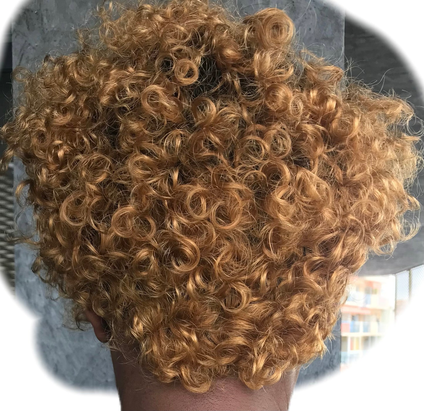 Perruque lace wig coupe bouclée