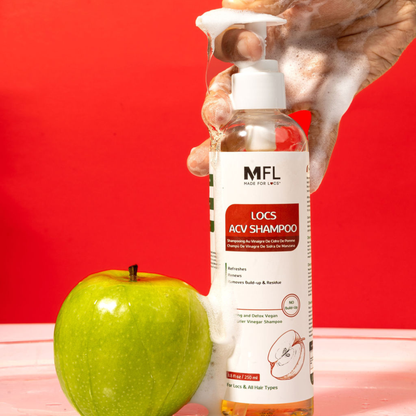 Shampoing Végan au Vinaigre de Cidre pour Locs | 8 oz (236 ml) - Premium soins capillaire from Made For Locs - Just €13.95! Shop now at  Nkento Ethnik 
