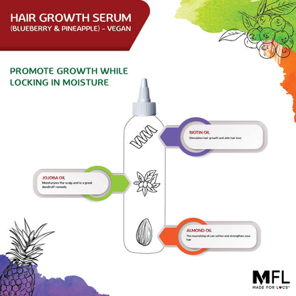 Sérum de croissance vegan pour dreadlocks - Premium Adulte from Made For Locs - Just €11.95! Shop now at  Nkento Ethnik 