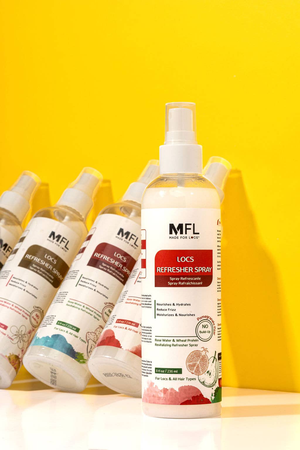 Spray Rafraîchissant à l’Eau de Rose pour Locs | 236 ml - Premium soins capillaire from Made For Locs - Just €11.95! Shop now at  Nkento Ethnik 