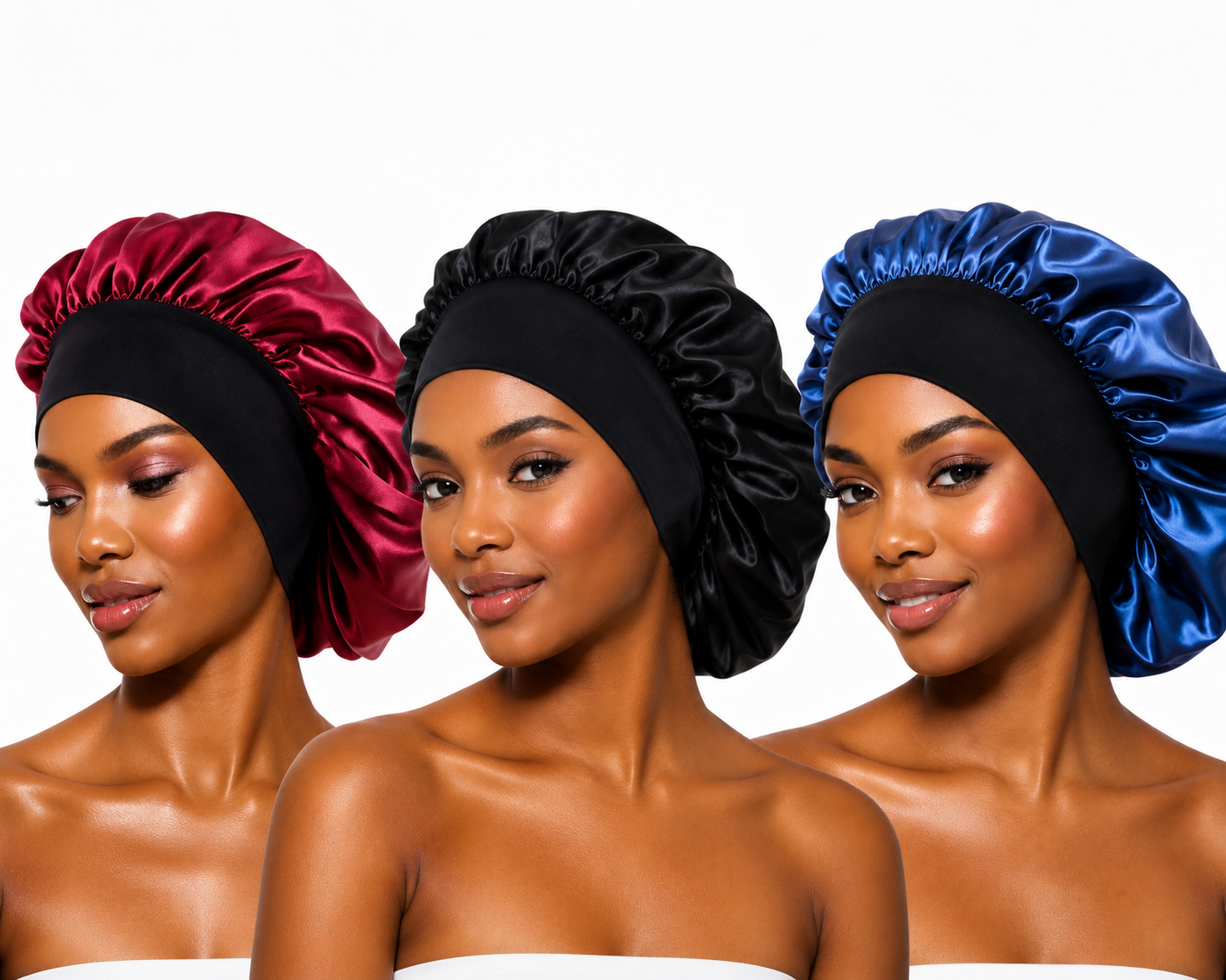 Bonnet en satin - Premium soins capillaire from  Nkento Ethnik  - Just €4! Shop now at  Nkento Ethnik 