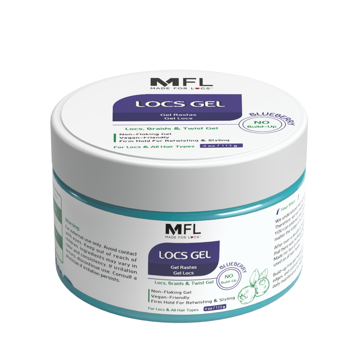 Gel fixation forte pour locs, tresses et retwist | 113 g - Premium soins capillaire from Made For Locs - Just €8.95! Shop now at  Nkento Ethnik 