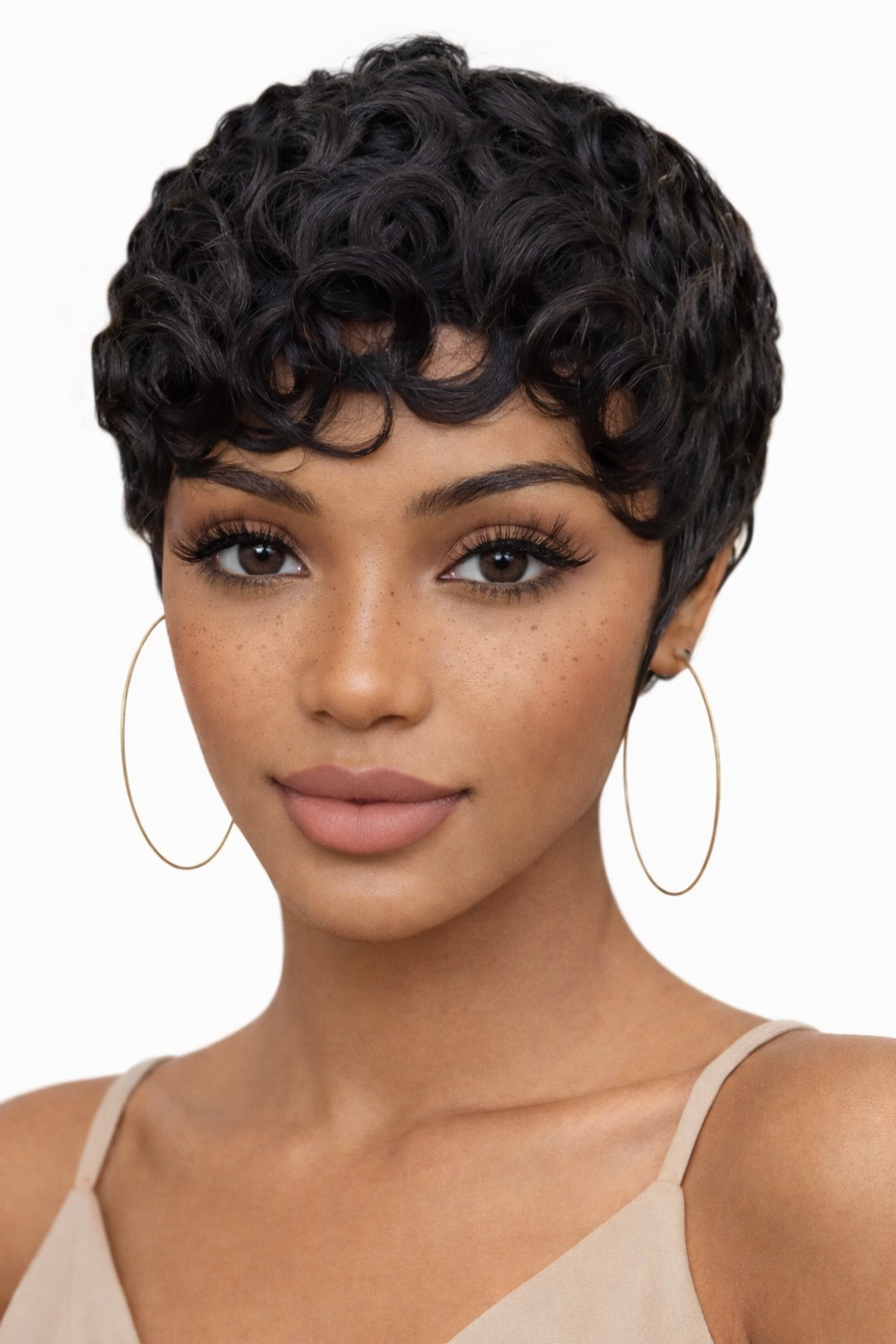 Perruque coupe pixie - Premium  from Nkento Ethnik - Just €20! Shop now at  Nkento Ethnik 