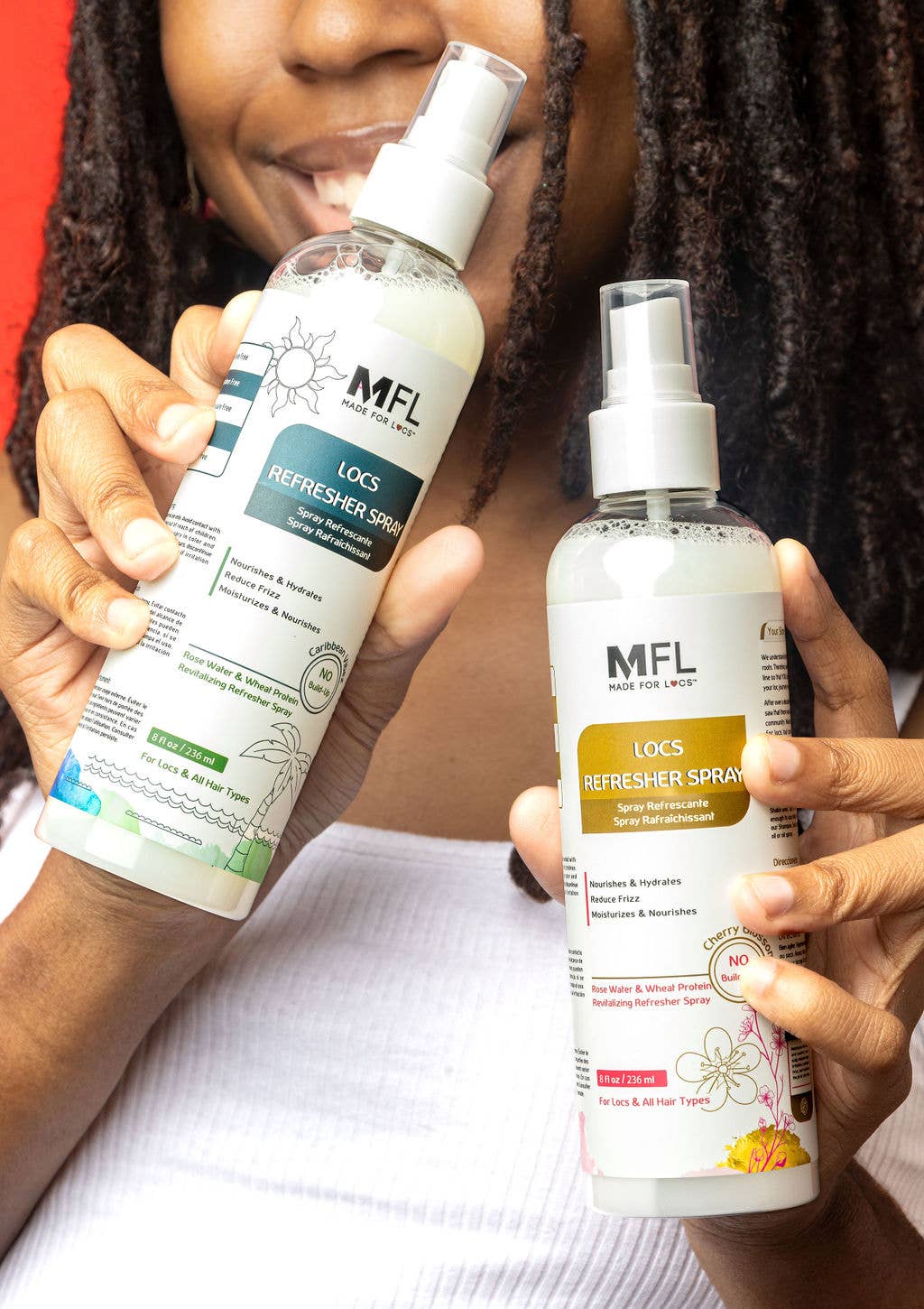Spray Rafraîchissant à l’Eau de Rose pour Locs | 236 ml - Premium soins capillaire from Made For Locs - Just €11.95! Shop now at  Nkento Ethnik 