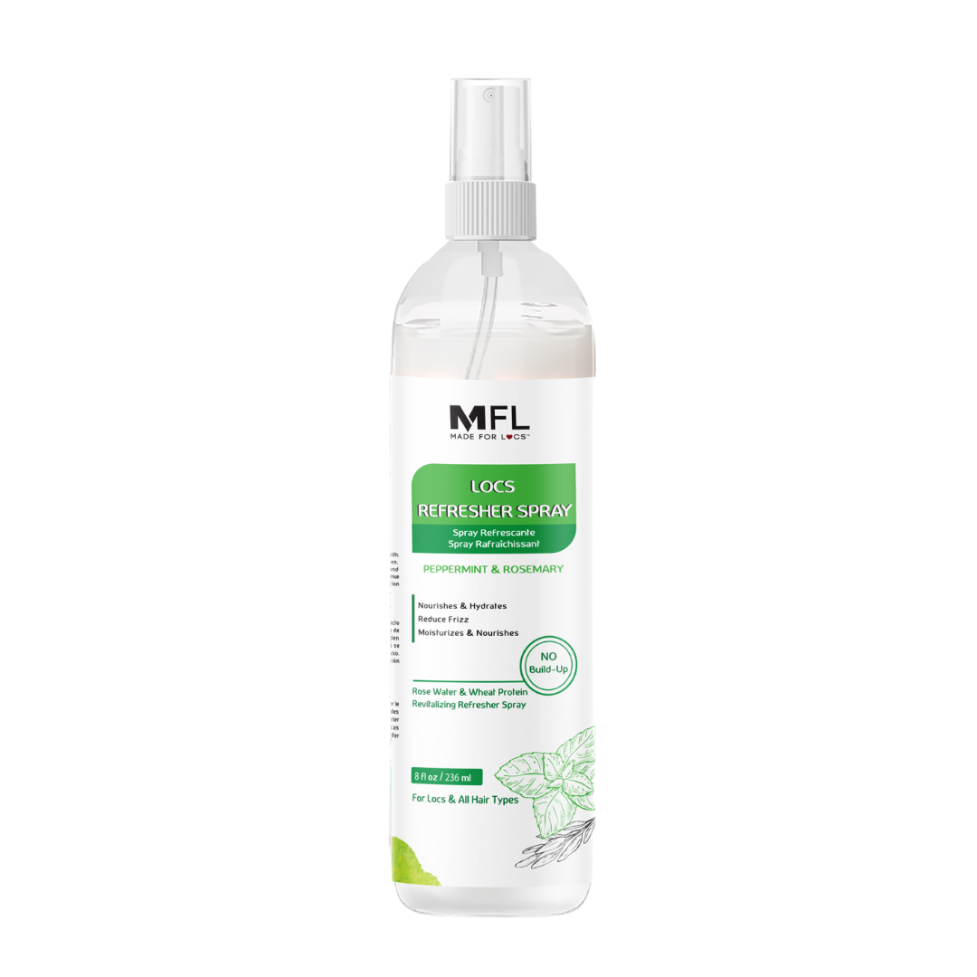 Spray Rafraîchissant à l’Eau de Rose pour Locs | 236 ml - Premium soins capillaire from Made For Locs - Just €11.95! Shop now at  Nkento Ethnik 