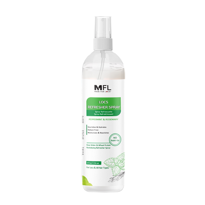Spray Rafraîchissant à l’Eau de Rose pour Locs | 236 ml - Premium soins capillaire from Made For Locs - Just €11.95! Shop now at  Nkento Ethnik 