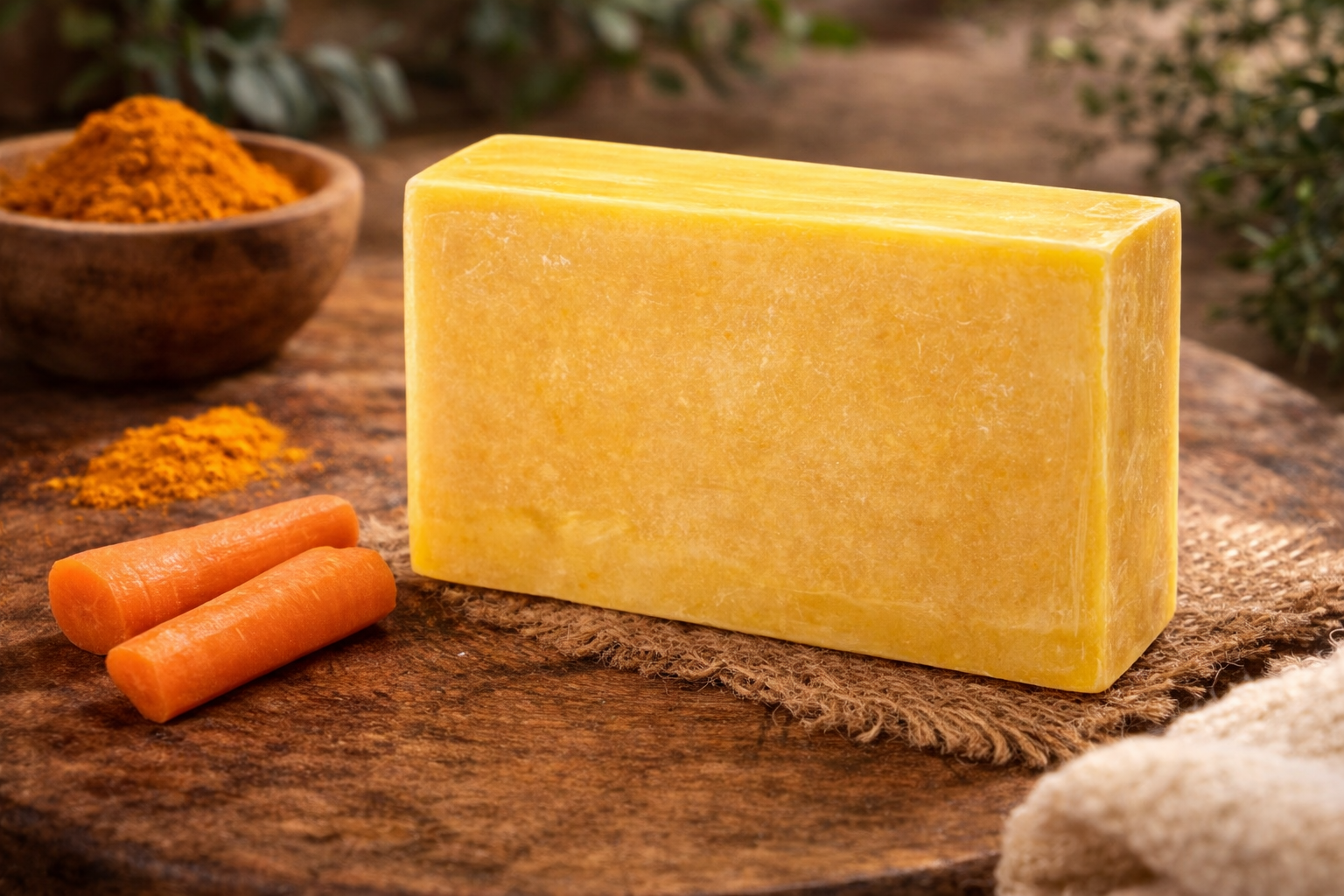 Savon naturel à la carotte - Premium Savon from  Nkento Ethnik  - Just €6.50! Shop now at  Nkento Ethnik 