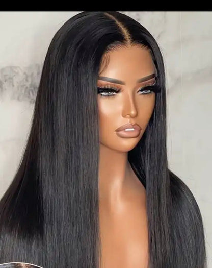 Perruque cheveux raides 16 pouces lace wig 13x4