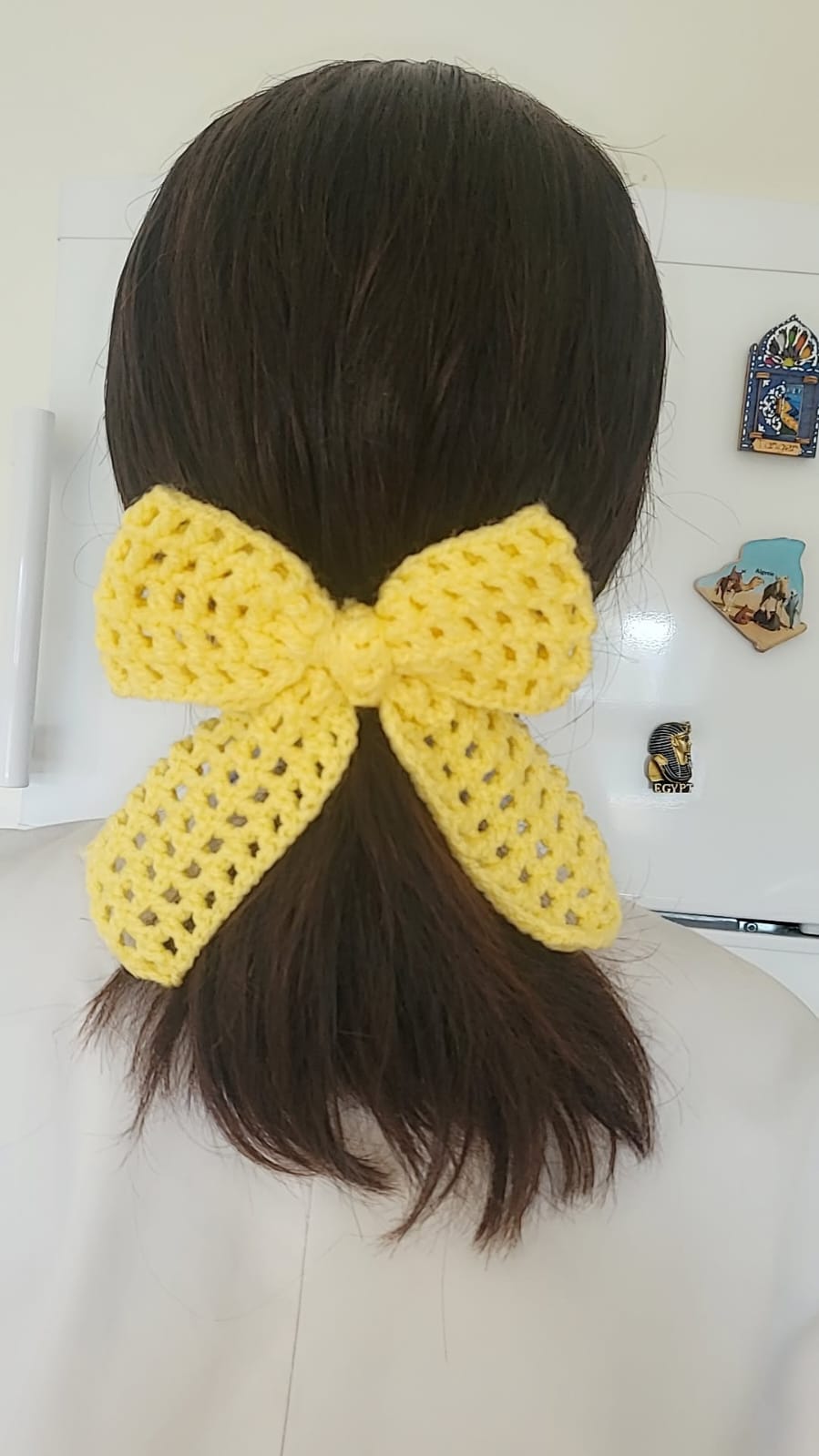 Chouchou noeud papillon laine - Premium Accessoires from  Nkento Ethnik  - Just €12.50! Shop now at  Nkento Ethnik 