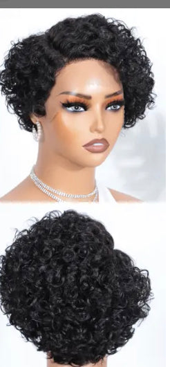 Perruque lace wig coupe bouclée