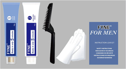 FYNE pour hommes - Coloration Noire pour cheveux gris 5 minutes - Premium Adulte from Fine Lines (UK) Ltd - Just €4.56! Shop now at  Nkento Ethnik 