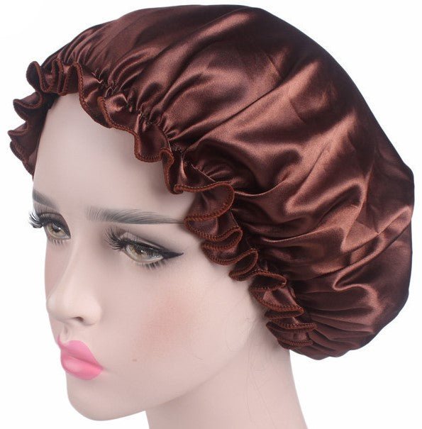 Bonnet de nuit en satin - Nkento Ethnik