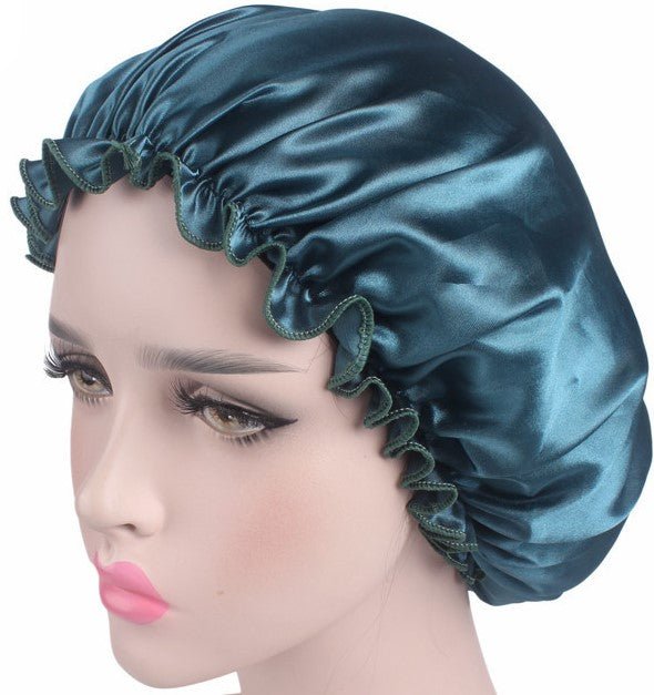 Bonnet de nuit en satin - Nkento Ethnik