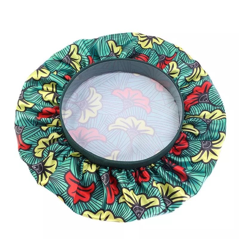 Bonnet satin imprimé africain - Premium Accessoires from Nkento Ethnik - Just €4! Shop now at  Nkento Ethnik 
