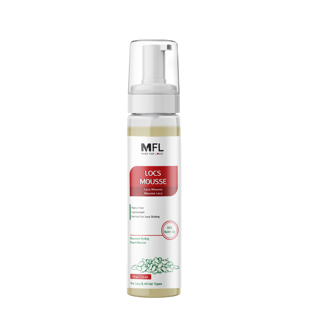 Mousse coiffante pour locs à la graine de lin | 198 g - Premium soins capillaire from Made For Locs - Just €11.95! Shop now at  Nkento Ethnik 