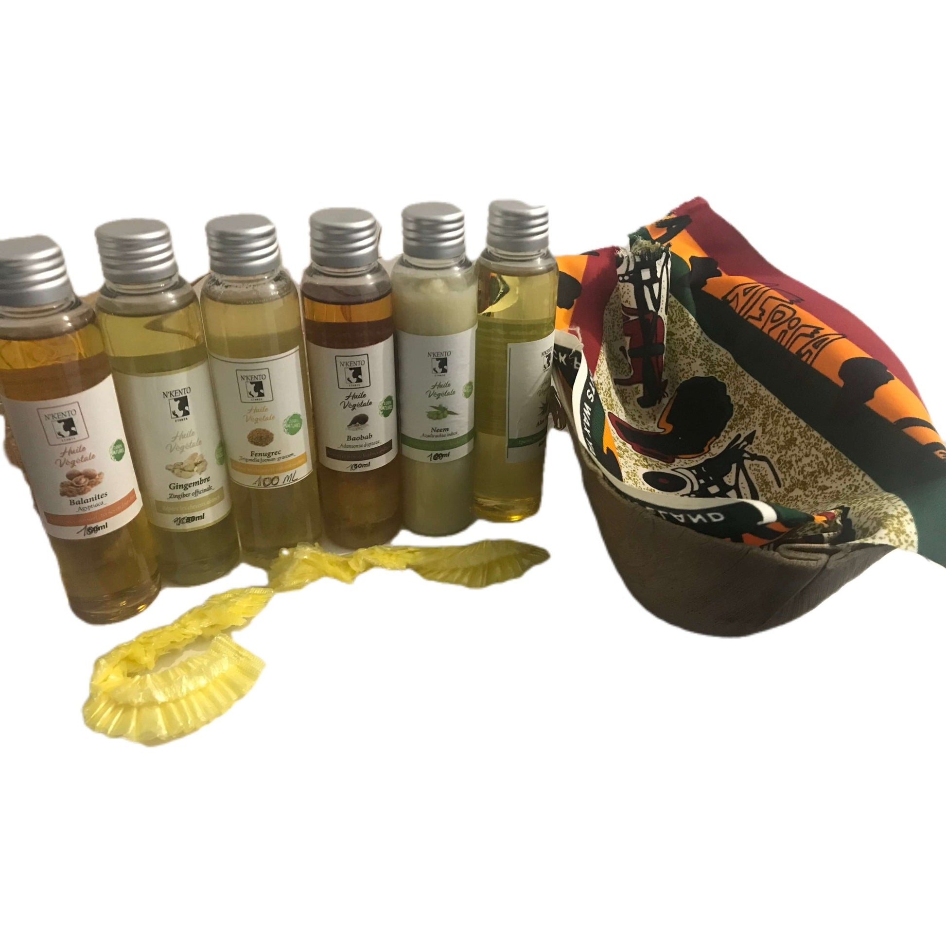 Coffret huile exotique pour bain d’huile - Nkento Ethnik