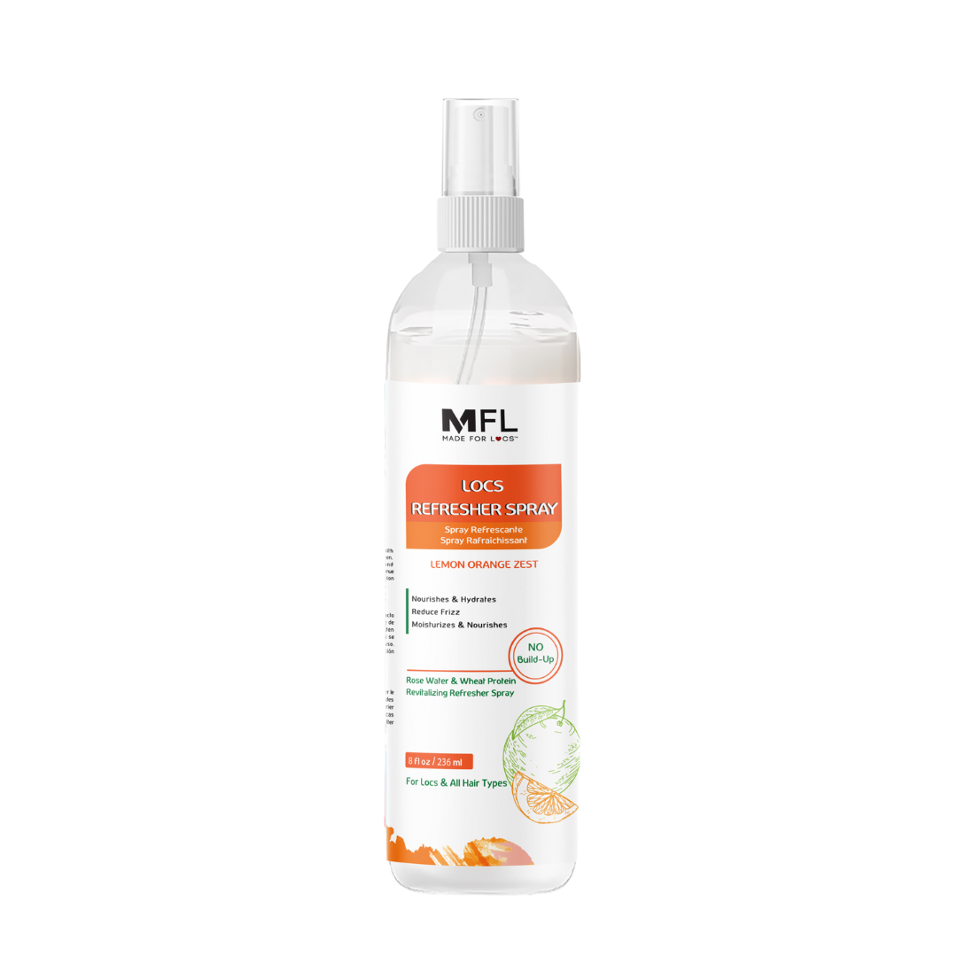 Spray Rafraîchissant à l’Eau de Rose pour Locs | 236 ml - Premium soins capillaire from Made For Locs - Just €11.95! Shop now at  Nkento Ethnik 