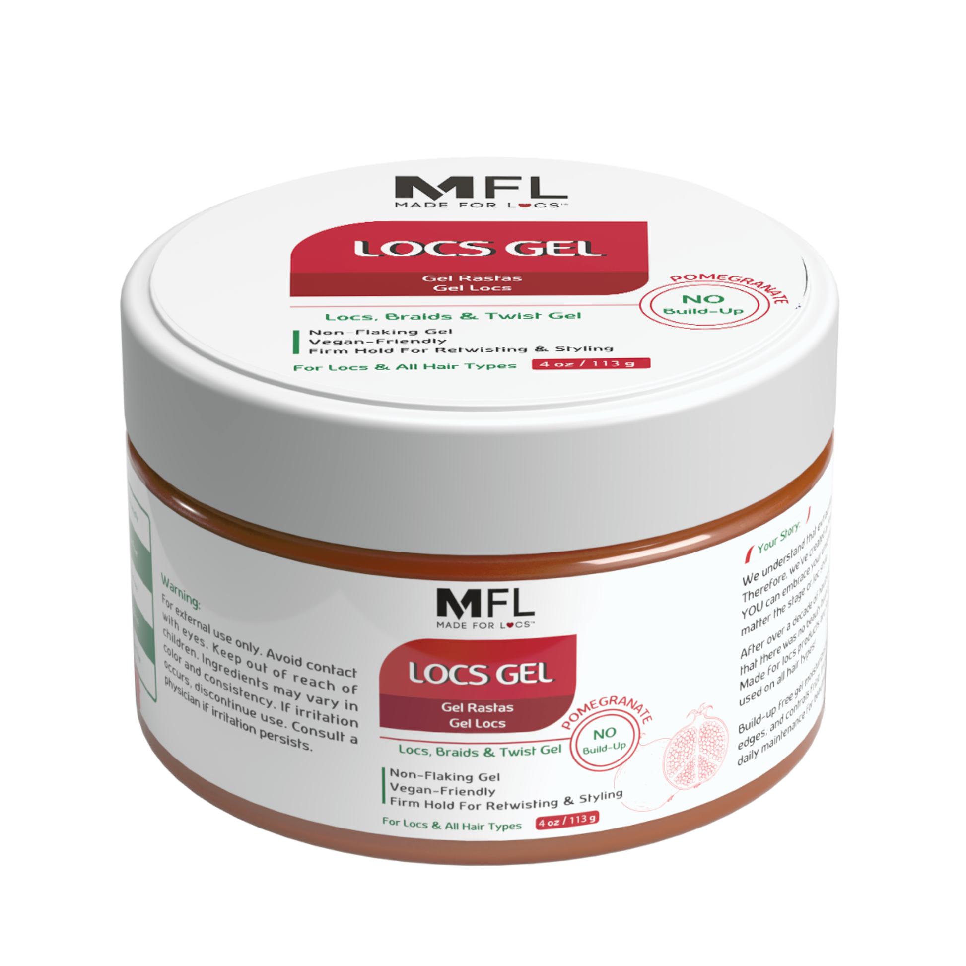 Gel fixation forte pour locs, tresses et retwist | 113 g - Premium soins capillaire from Made For Locs - Just €8.95! Shop now at  Nkento Ethnik 