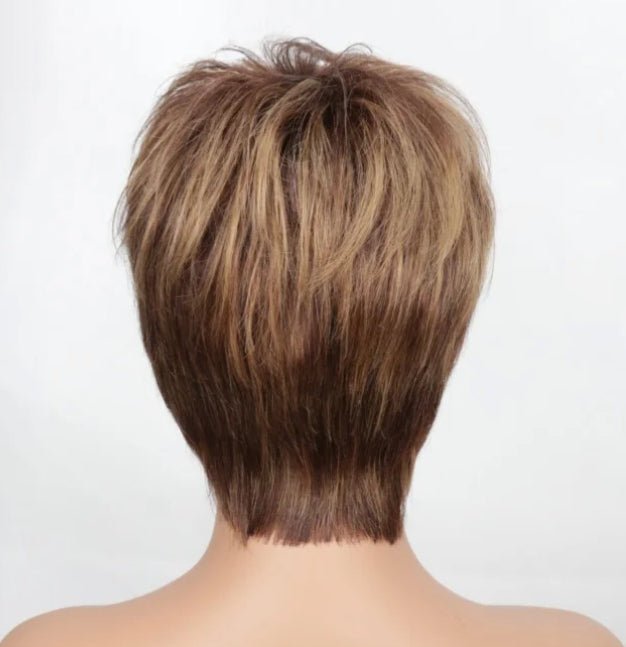 Perruque coupe pixie cheveux humains - Nkento Ethnik