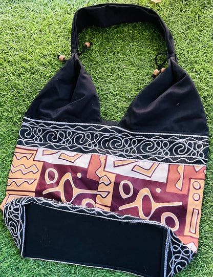 Sac en tissu imprimé africain - Nkento Ethnik