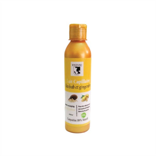 Lait capillaire au gingembre et baobab